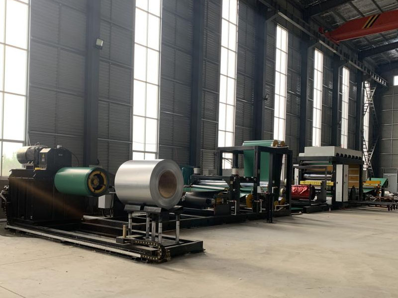 中拓全鑫熱覆膜機設備生產線