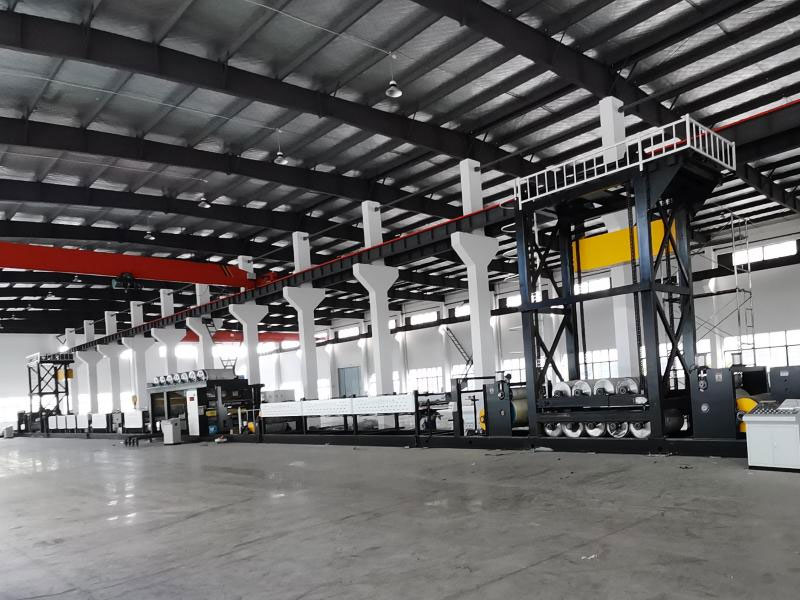 中拓全鑫熱覆膜機設備生產線