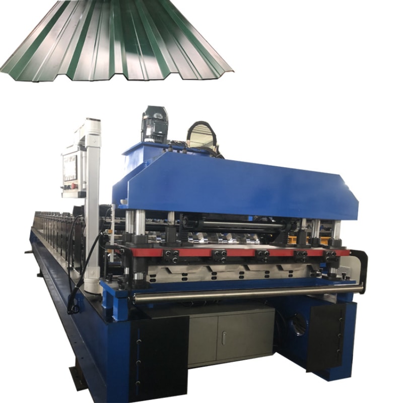 熱覆PE膜隔音隔熱金屬瓦成型機