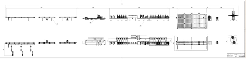 中拓自動高速焊管機生產線