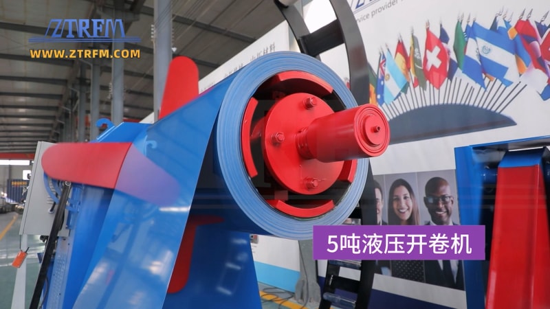 出口阿爾及利亞-中拓高速彩鋼瓦機