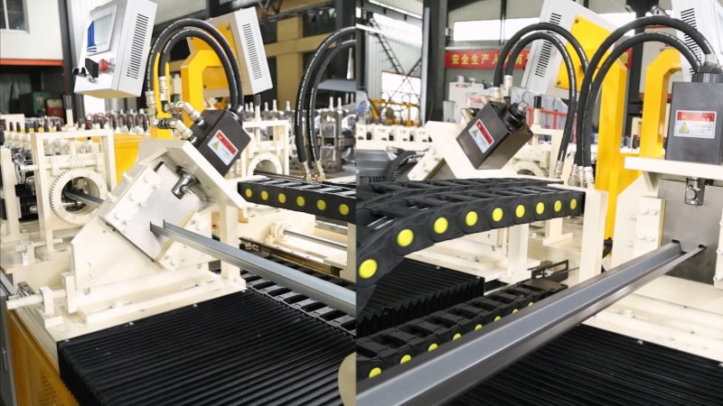 中拓機械-高速雙機組龍骨機 人工智能助力 節省用工成本新選擇