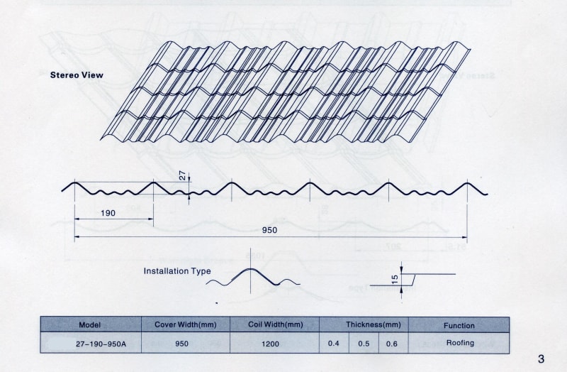 ZTRFM金屬屋面板輥壓成型生產線